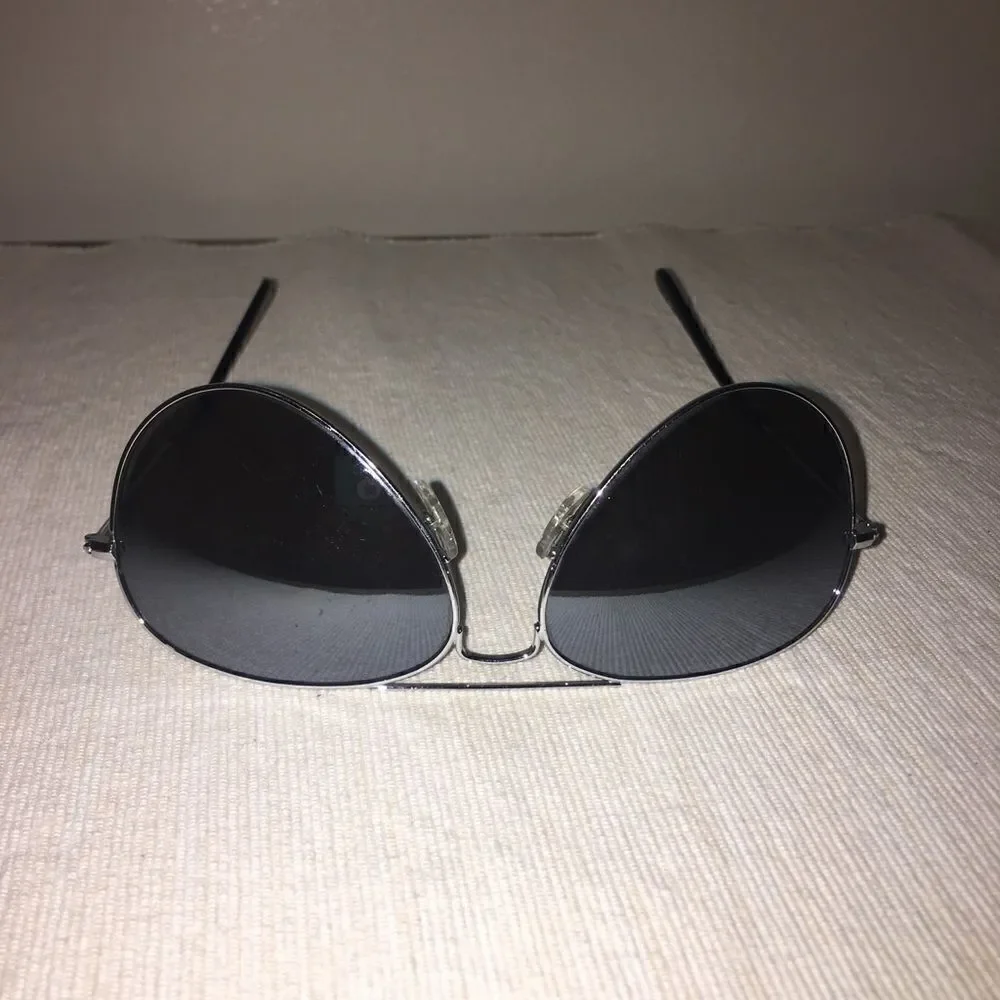 Double Bridge Aviator Sunglasses